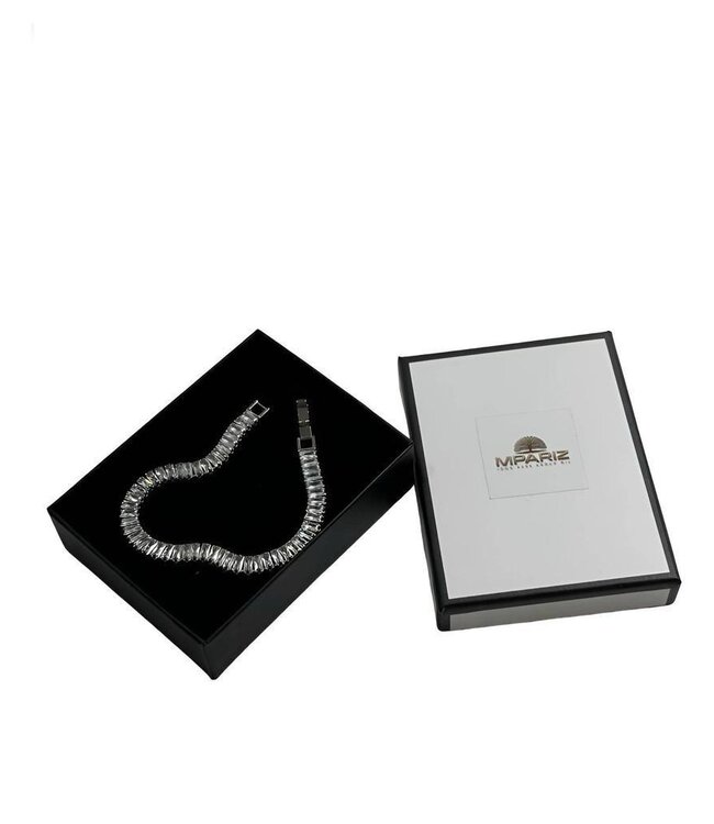Mpariz Tennisarmband Echt Zilver S925!
