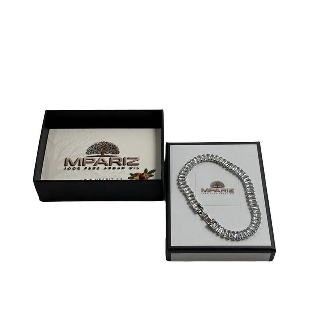 Mpariz Tennisarmband Echt Zilver S925!