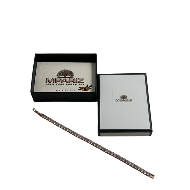 Mpariz Tennisarmband Rosé