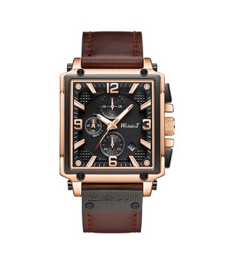 Mpariz Luxe Herenhorloge  Rosé  Zwart