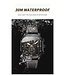 Olevs Luxe Herenhorloge Zwart - Gratis Armband bij elke bestelling (twv €29,95)
