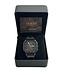 Olevs Luxe Herenhorloge Zwart - Gratis Armband bij elke bestelling (twv €29,95)