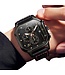 Olevs Luxe Herenhorloge Zwart - Gratis Armband bij elke bestelling (twv €29,95)