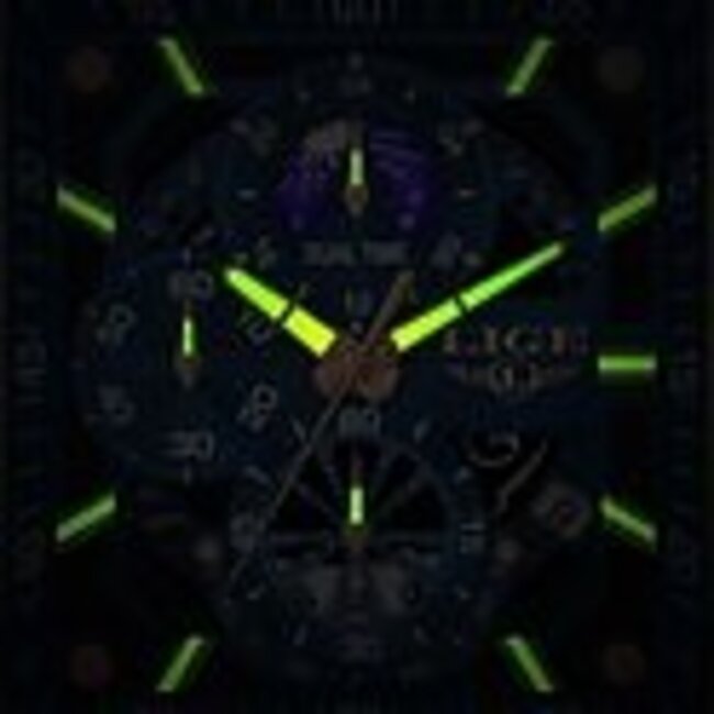 Lige Quadrant – herenhorloge met rubber band en sportief design