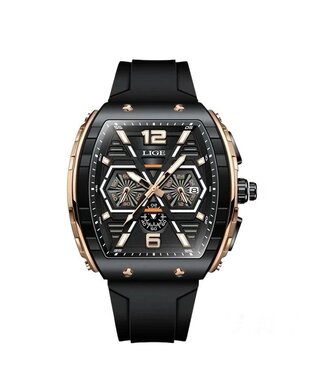 Lige Luxe Herenhorloge  Zwart Lige Luxe Herenhorloge  Zwart