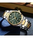 Curren Luxe Herenhorloge   Groen - Gratis Armband bij elke bestelling (twv €29,95)