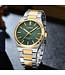 Curren Luxe Herenhorloge   Groen - Gratis Armband bij elke bestelling (twv €29,95)