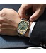 Curren Luxe Herenhorloge   Groen - Gratis Armband bij elke bestelling (twv €29,95)