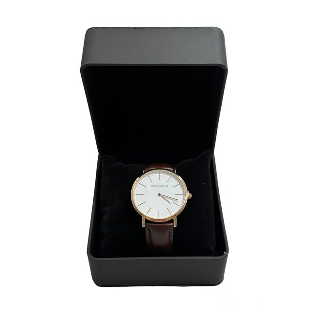 Hannah Martin Luxe Herenhorloge Rosé Wit