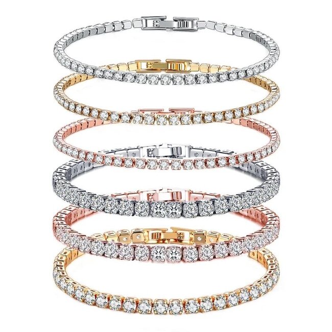 Mpariz Tennisarmband Goud