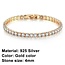 Mpariz Tennisarmband Goud