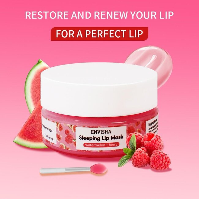 Envisha Sleeping Lip Mask Set (4 stuks) 1+1 GRATIS