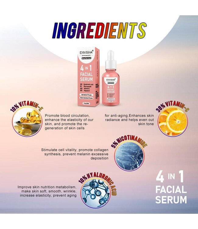 Envisha 4 in 1 Serum Facial Serum