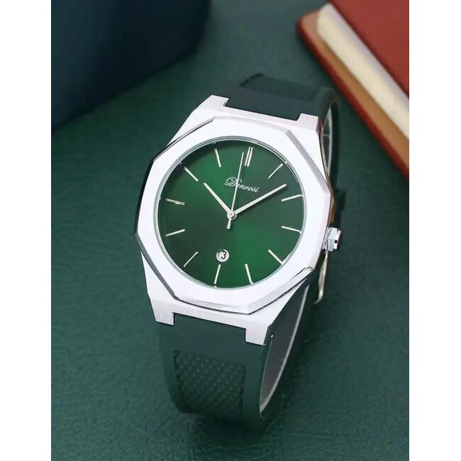 Denvosi Pacific – herenhorloge met rubber band en modern design