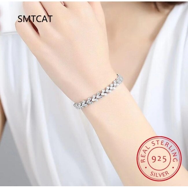 Mpariz Diamant Armband 14K Wit Goud