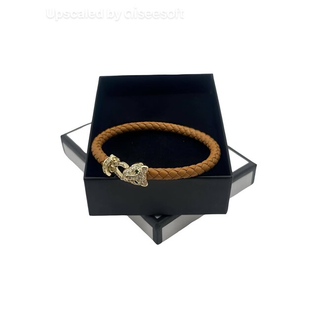 Mpariz Luxe Armbanden Gevlochten Leer