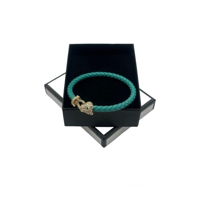 Mpariz Luxe Armbanden Gevlochten Leer