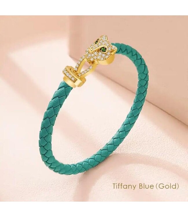 Mpariz Luxe Armbanden Gevlochten Leer