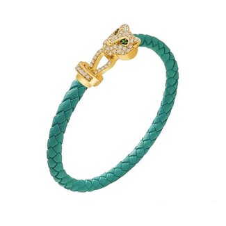 Mpariz Luxe Armbanden Gevlochten Leer