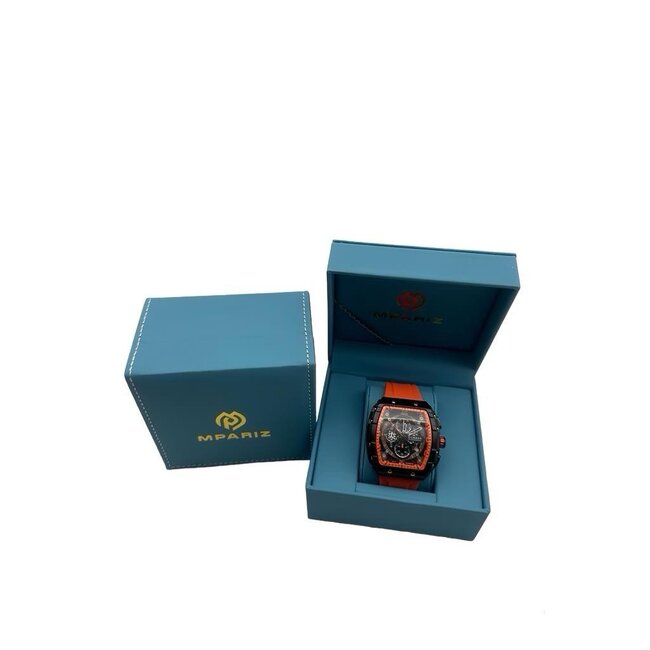 Curren Luxe Herenhorloges ( Zwart/Blauw/Oranje/Baby Blauw/Rood/Wit)