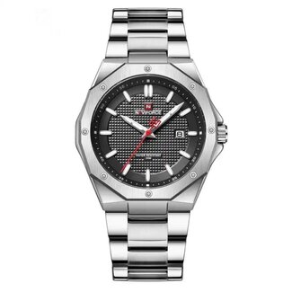 Naviforce Luxe Herenhorloge Zilver zwart