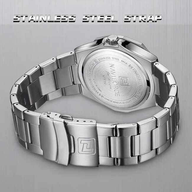 Naviforce Apex – herenhorloge met stalen band en modern design