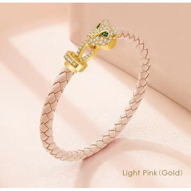 Mpariz Luxe Armbanden Gevlochten Leer