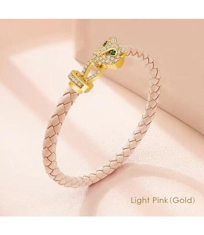 Mpariz Luxe Armbanden Gevlochten Leer