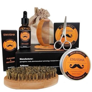 Envisha Beard Grooming Kit Orange Smell