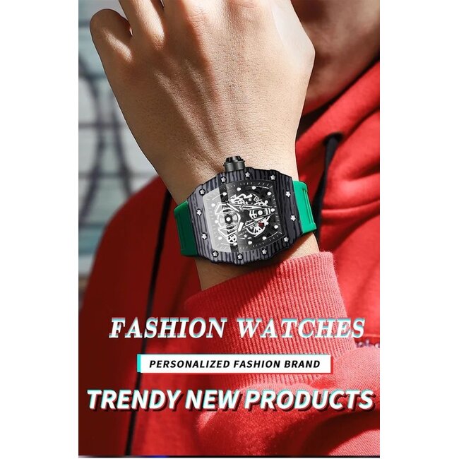 Mpariz Luxe Herenhorloge Groen