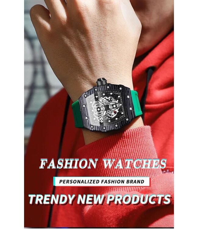 Mpariz Luxe Herenhorloge Groen