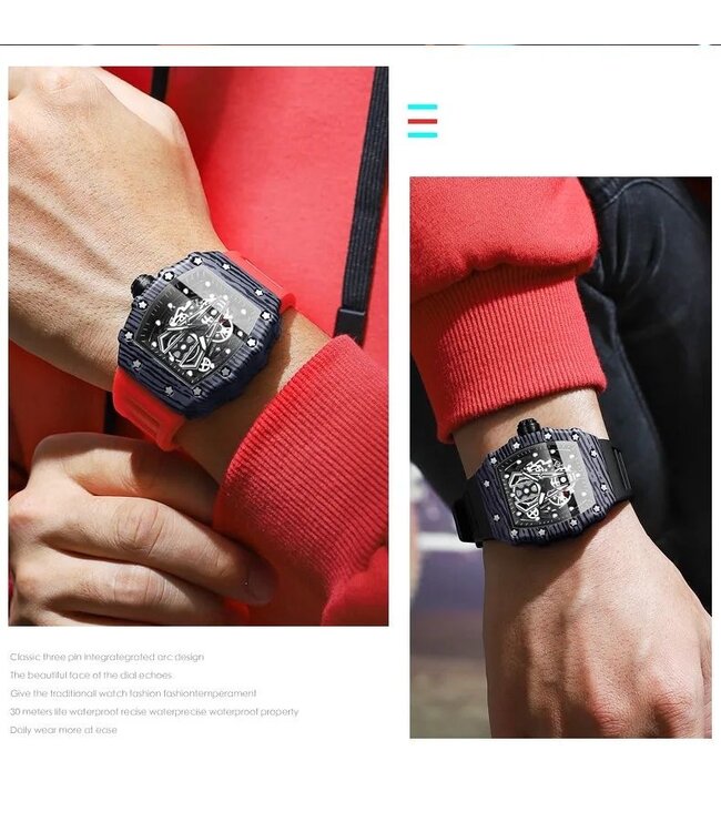 Mpariz Luxe Herenhorloge Rood