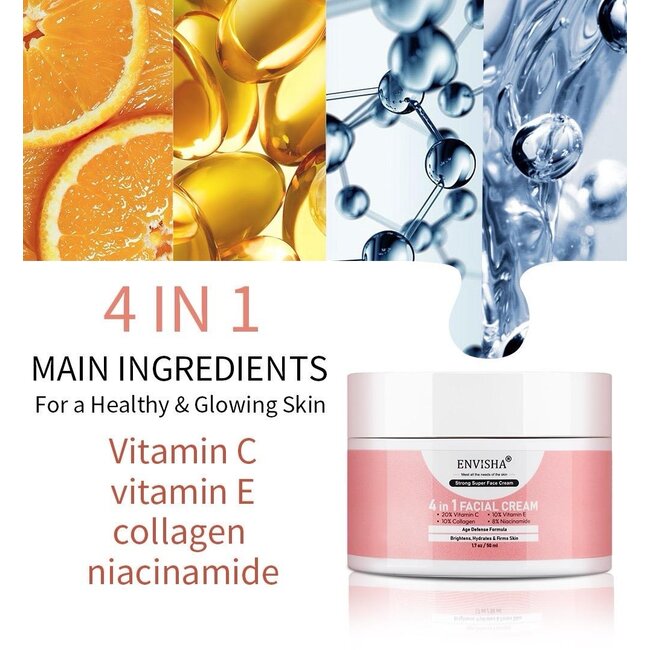 Envisha 4 in 1 Facial Cream
