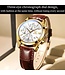 Olevs Luxe herenhorloge Goud  Wit