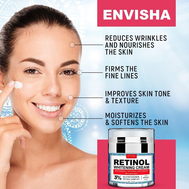 Envisha Retinol Whitening Cream 1+1 GRATIS