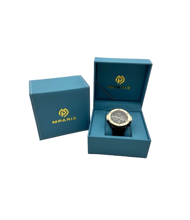 Mpariz Luxe Herenhorloges Rosé - Gratis Armband bij elke bestelling (twv €29,95)