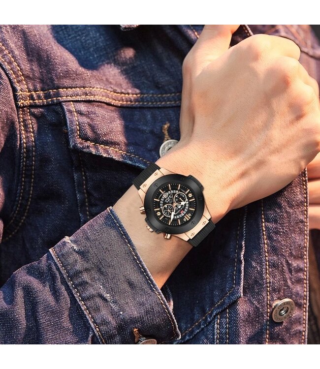 Mpariz Luxe Herenhorloges Rosé