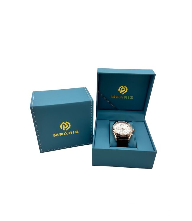 Olevs Luxe Herenhorloge Rosé Wit