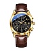 Olevs Luxe Herenhorloge Goud  Zwart
