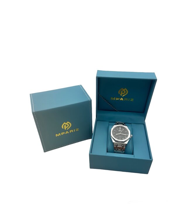 OPK Luxe Herenhorloges Zilver  Zwart