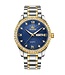 Olevs Luxe Herenhorloge Goud Diamonds (Blauw/Groen)