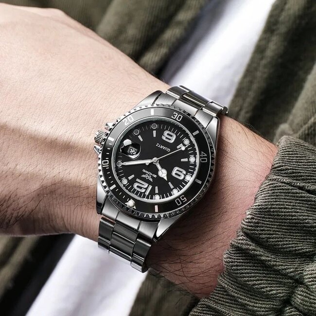 Mpariz Luxe herenhorloges Zilver