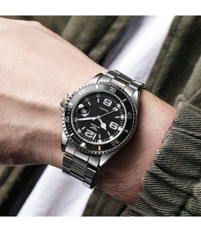 Mpariz Luxe herenhorloges Zilver