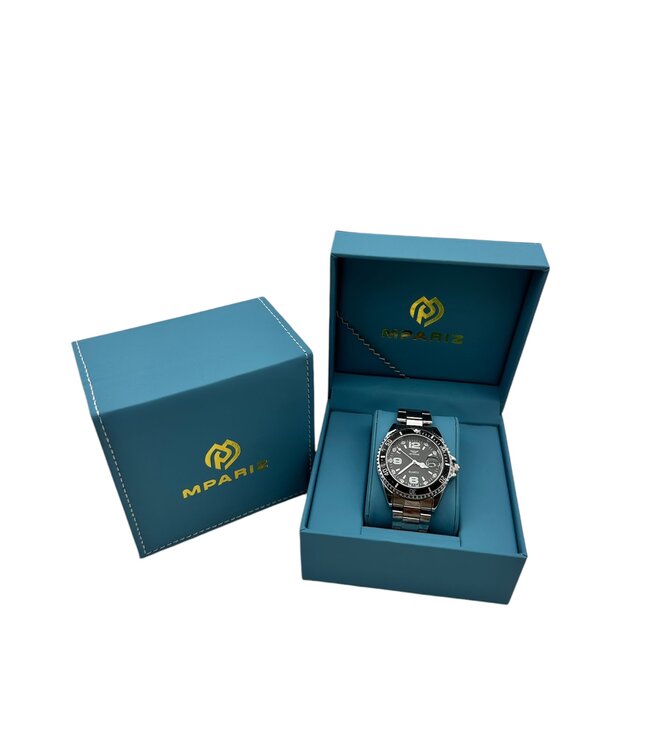Mpariz Luxe herenhorloges Zilver