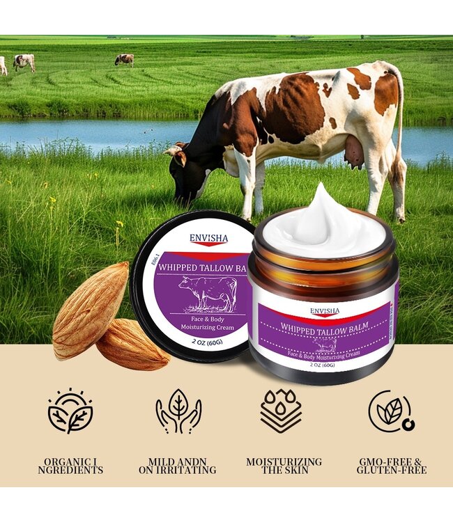 Envisha Whipped Tallow Blam - Opgeklopte Talg Balsem - Face And Body -