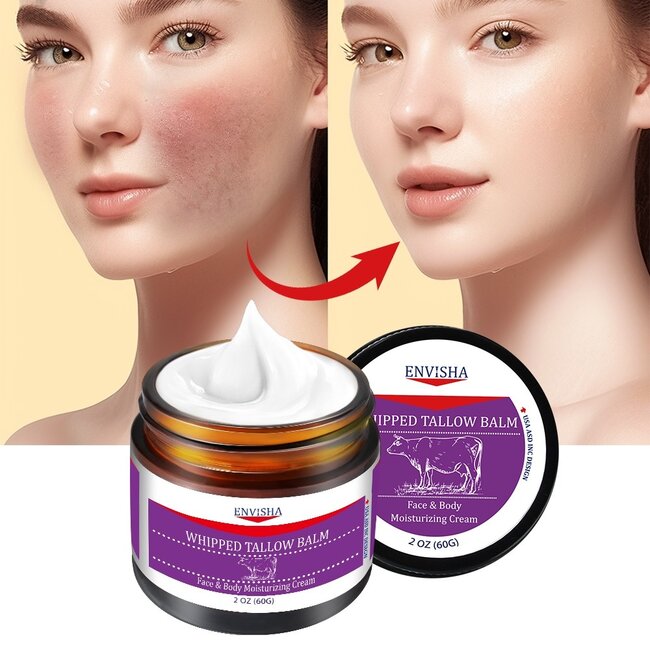 Envisha Whipped Tallow Blam - Opgeklopte Talg Balsem - Face And Body - 1+1 GRATIS