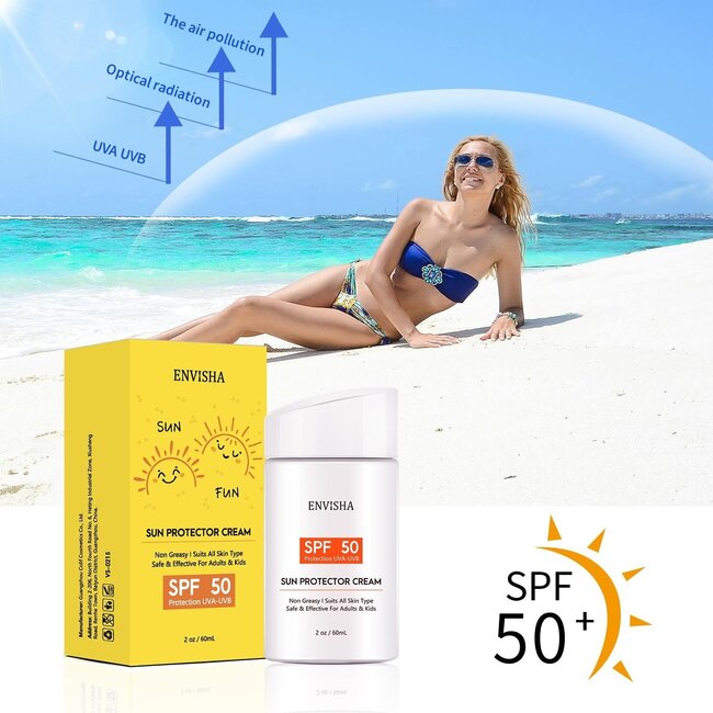 Envisha Sun Protector Cream SPF 50 1+1 GRATIS