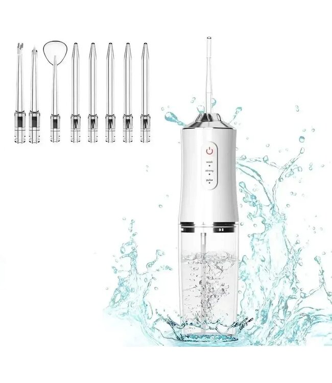 Mpariz Draadloze Water Flosser -  Tandplak Verwijderen - Kleur Zwart