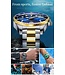 Lige Luxe Herenhorloge  Blauw  - Gratis Armband bij elke bestelling (twv €29,95)
