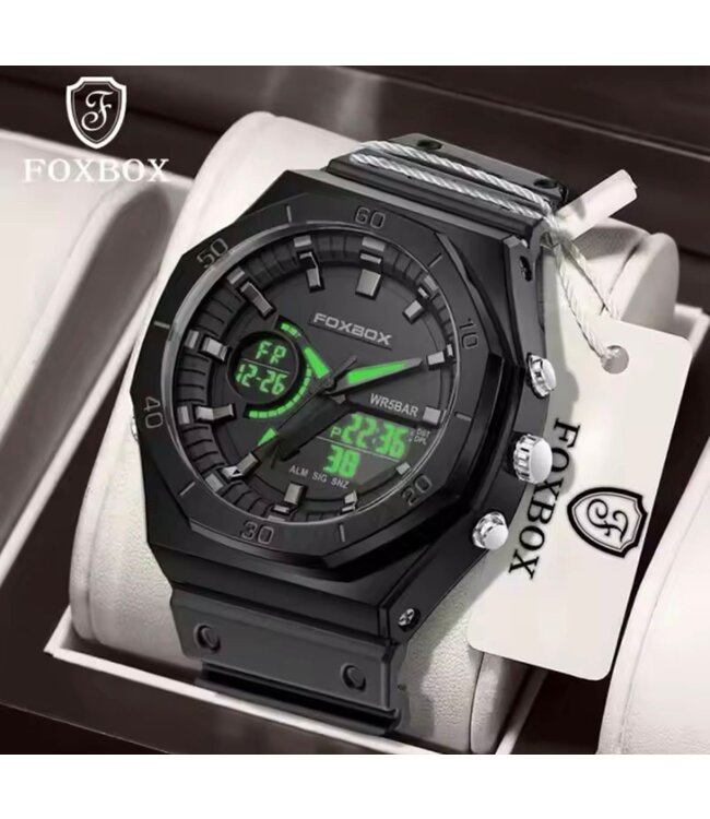 Mpariz  Luxe Herenhorloges   Dubbele Display